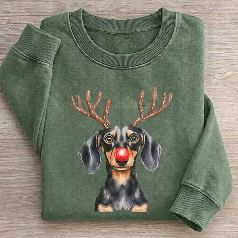 Dachshund Christmas Sweatshirt