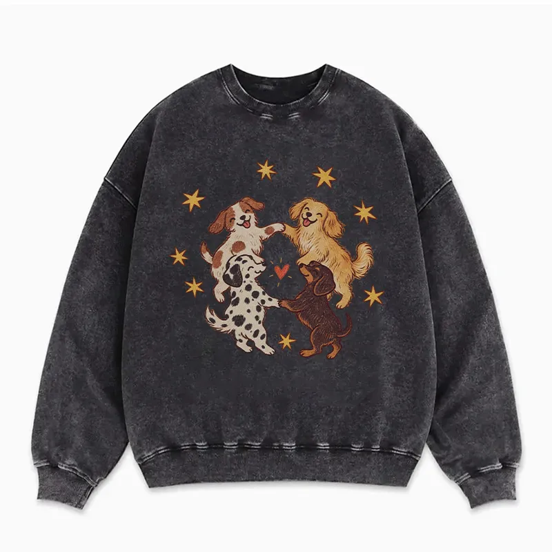 Dancing Dog Friends Sweatshirt
