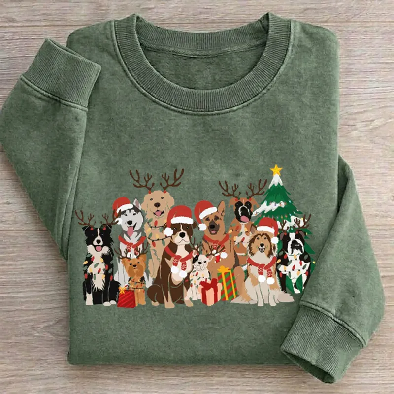 Christmas Dogs Sweatshirt
