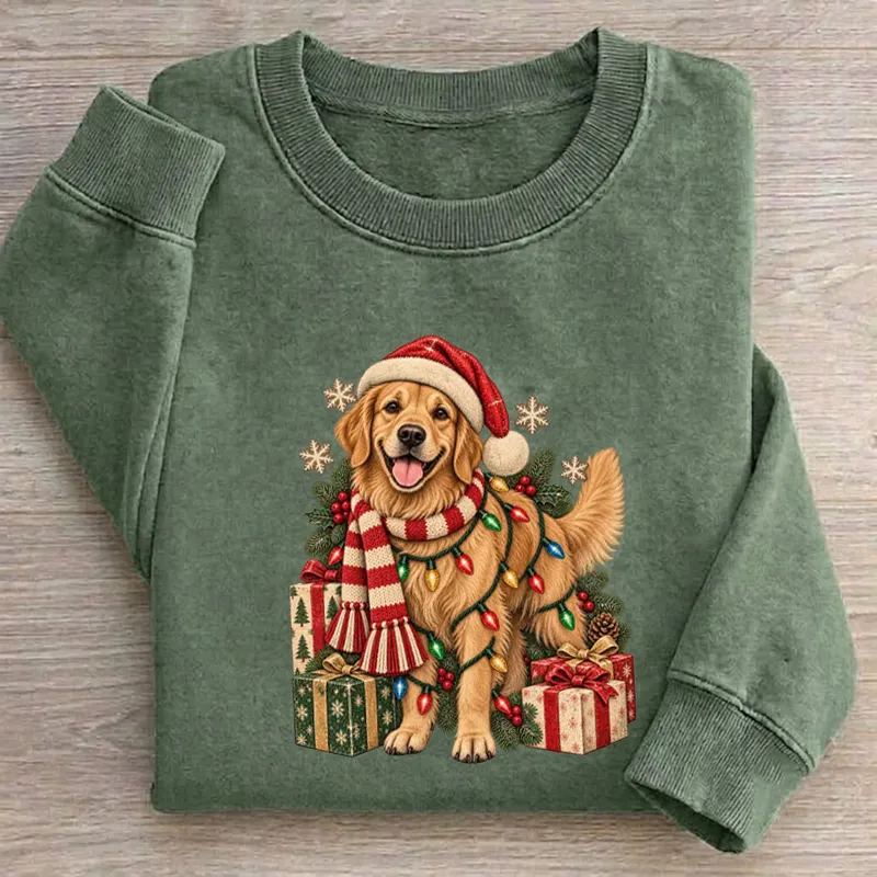 Golden Retriever Christmas Sweatshirt