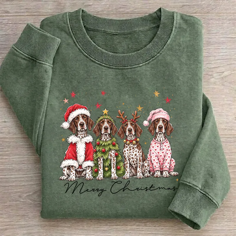 Merry Christmas German Shorthaired Pointer Sweatshirt