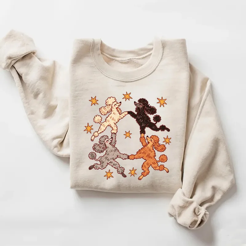 Dancing Poodles Sweatshirt