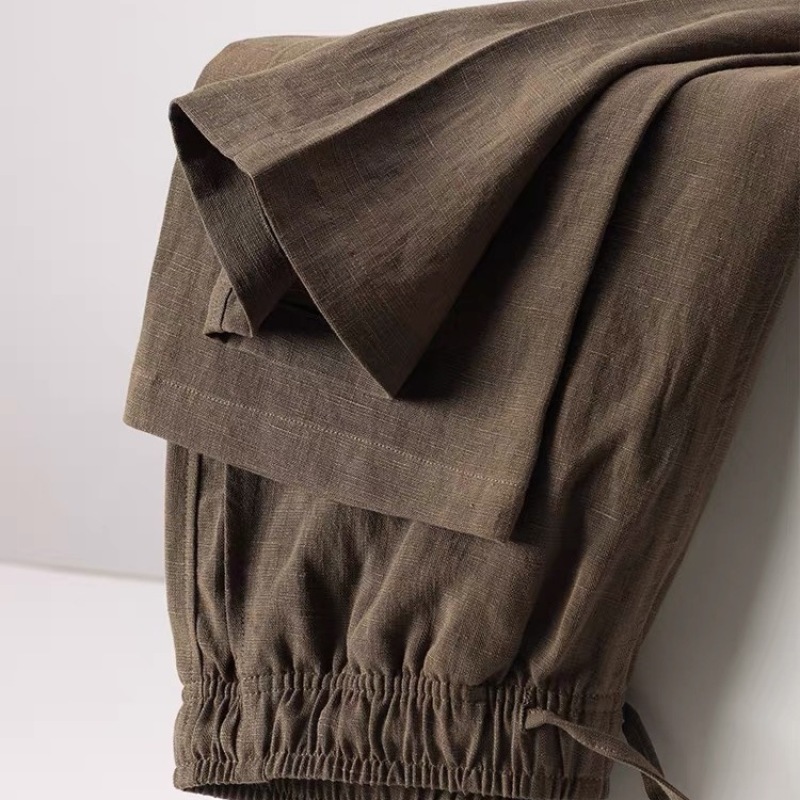 Men's Retro Old Money Style Linen Casual Pants