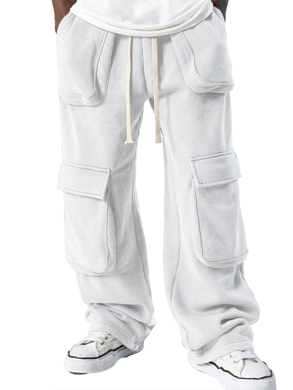 Men's Multi-pocket Casual Versatile Loose Sweatpants