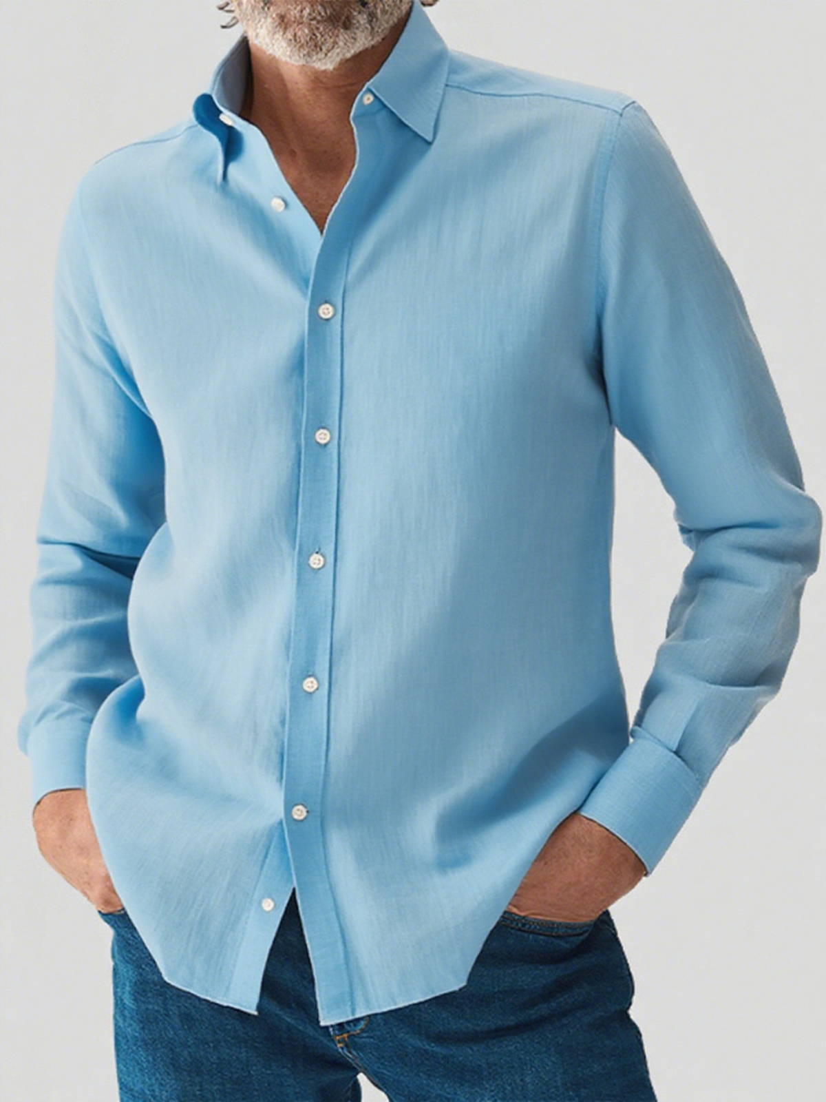 Men's Cotton and Linen Casual Shirts