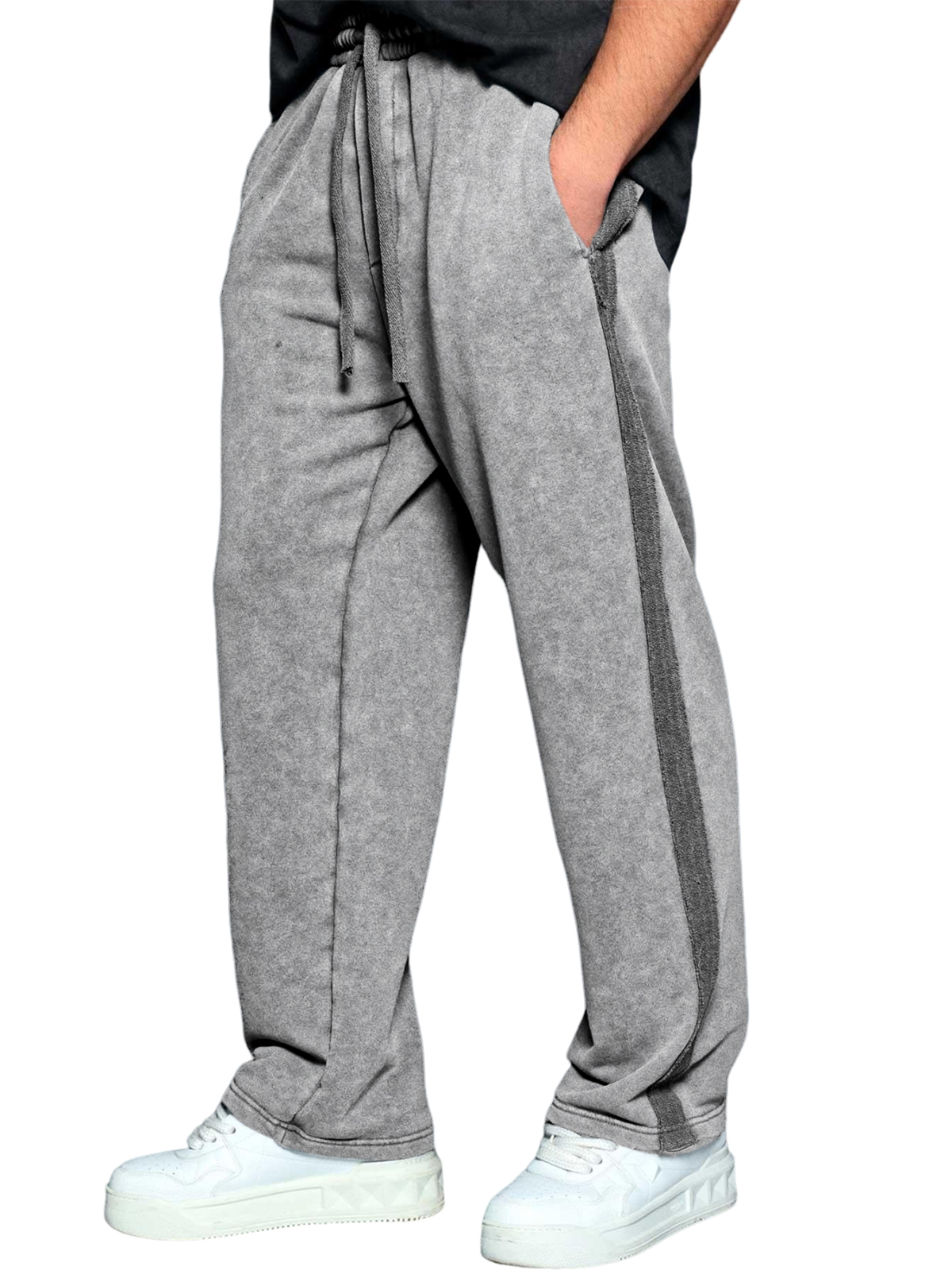 Men's Heavyweight Stylish Vintage Loose Drawstring Sweatpants