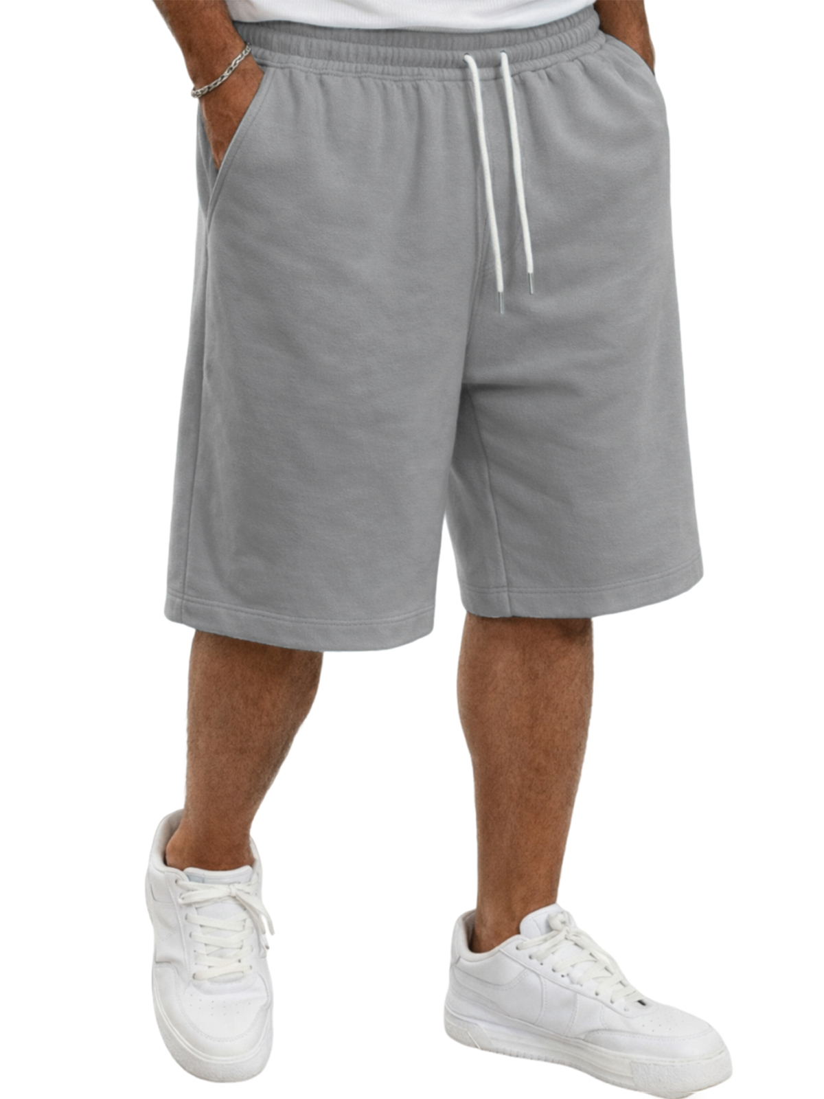 Breathable Fleece Shorts for Men