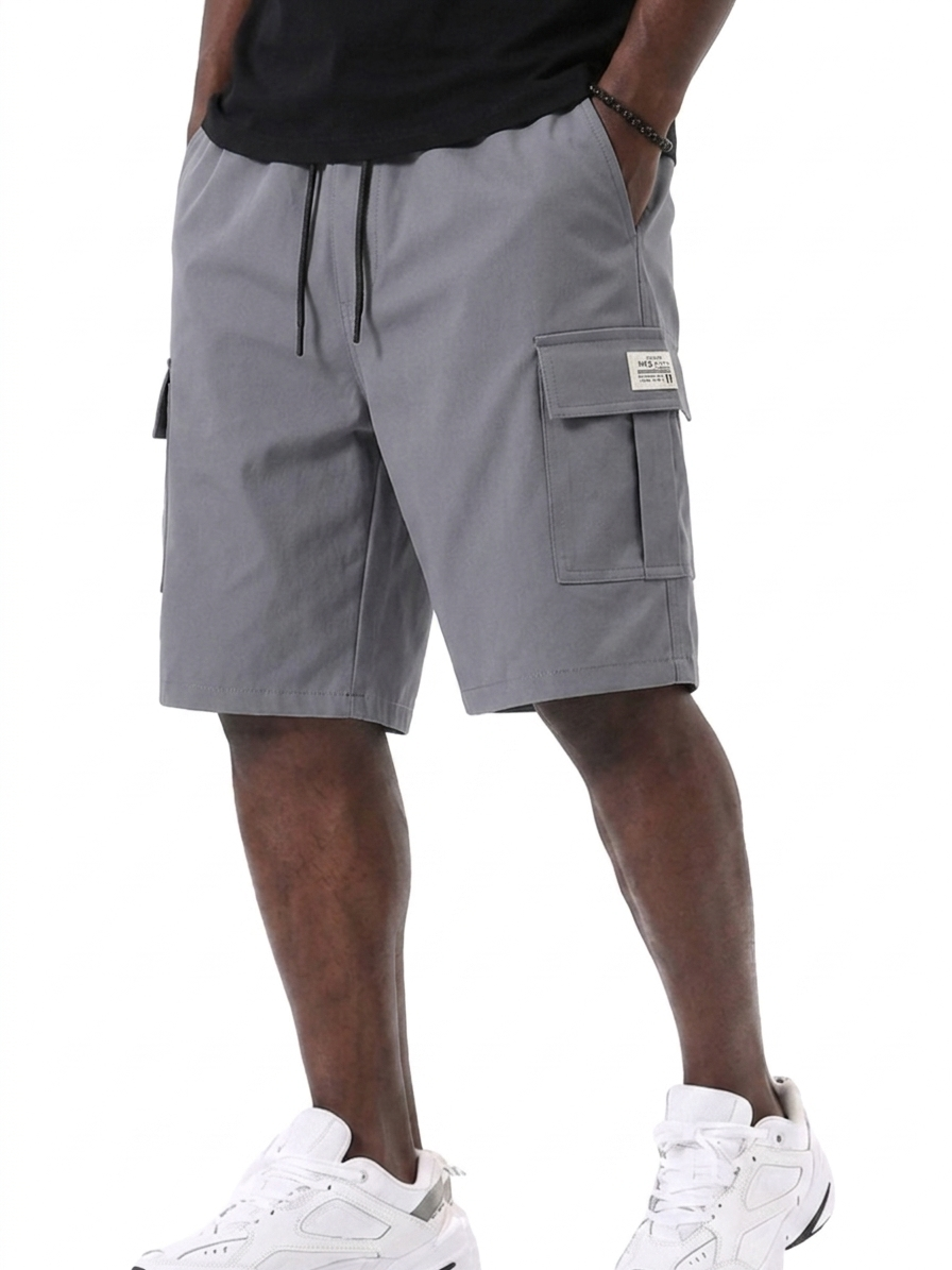 Basic Multi-Pocket Cargo Shorts