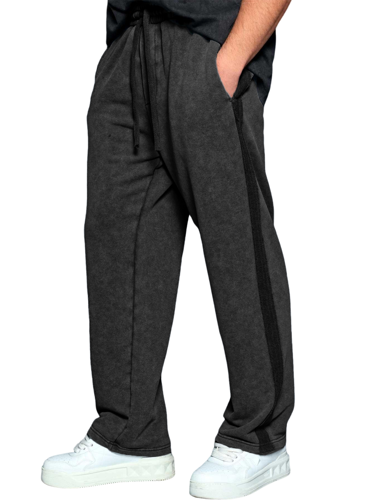 Men's Heavyweight Stylish Vintage Loose Drawstring Sweatpants