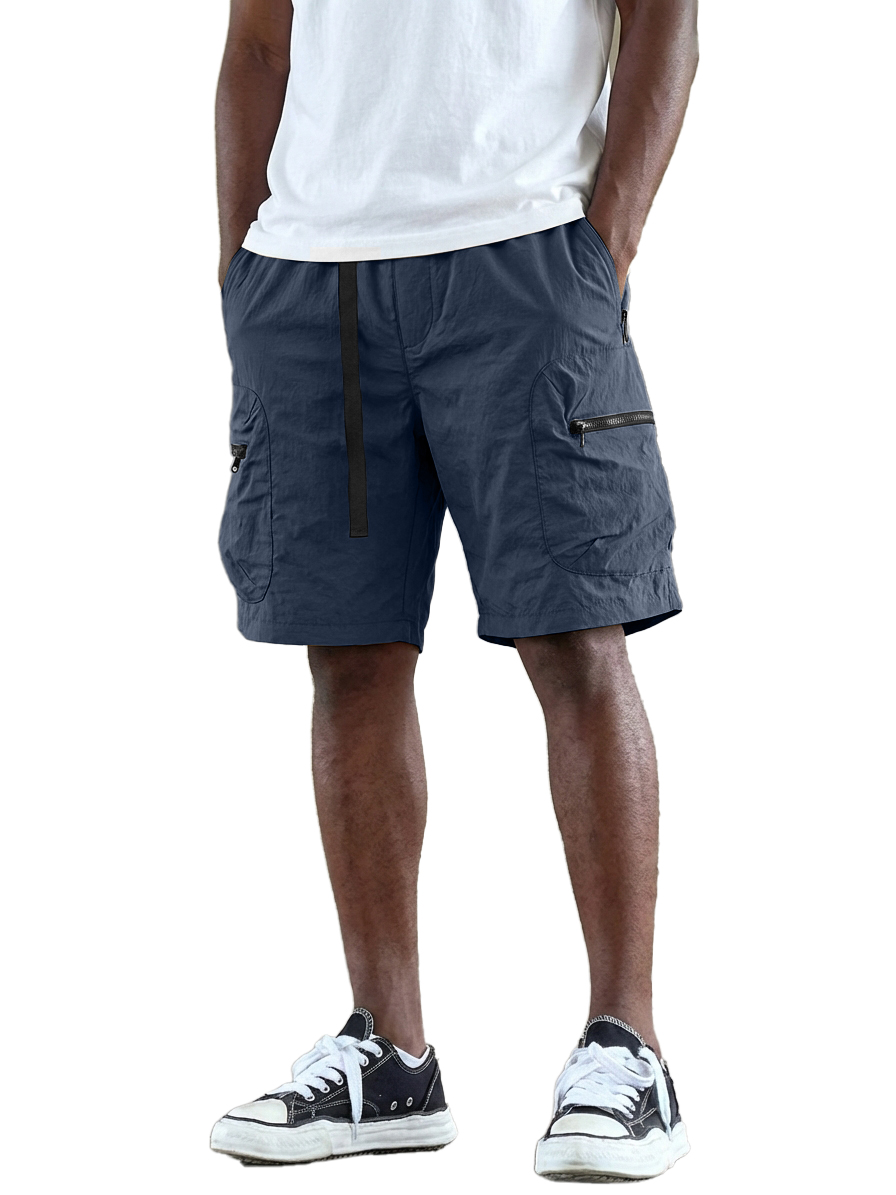 Men's Outdoor Hiking Casual Multi-Pocket Zipper Shorts