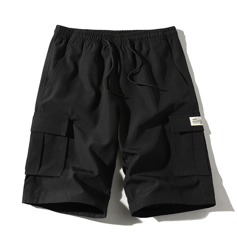 Basic Multi-Pocket Cargo Shorts