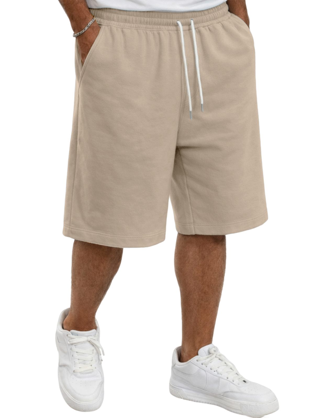 Breathable Fleece Shorts for Men