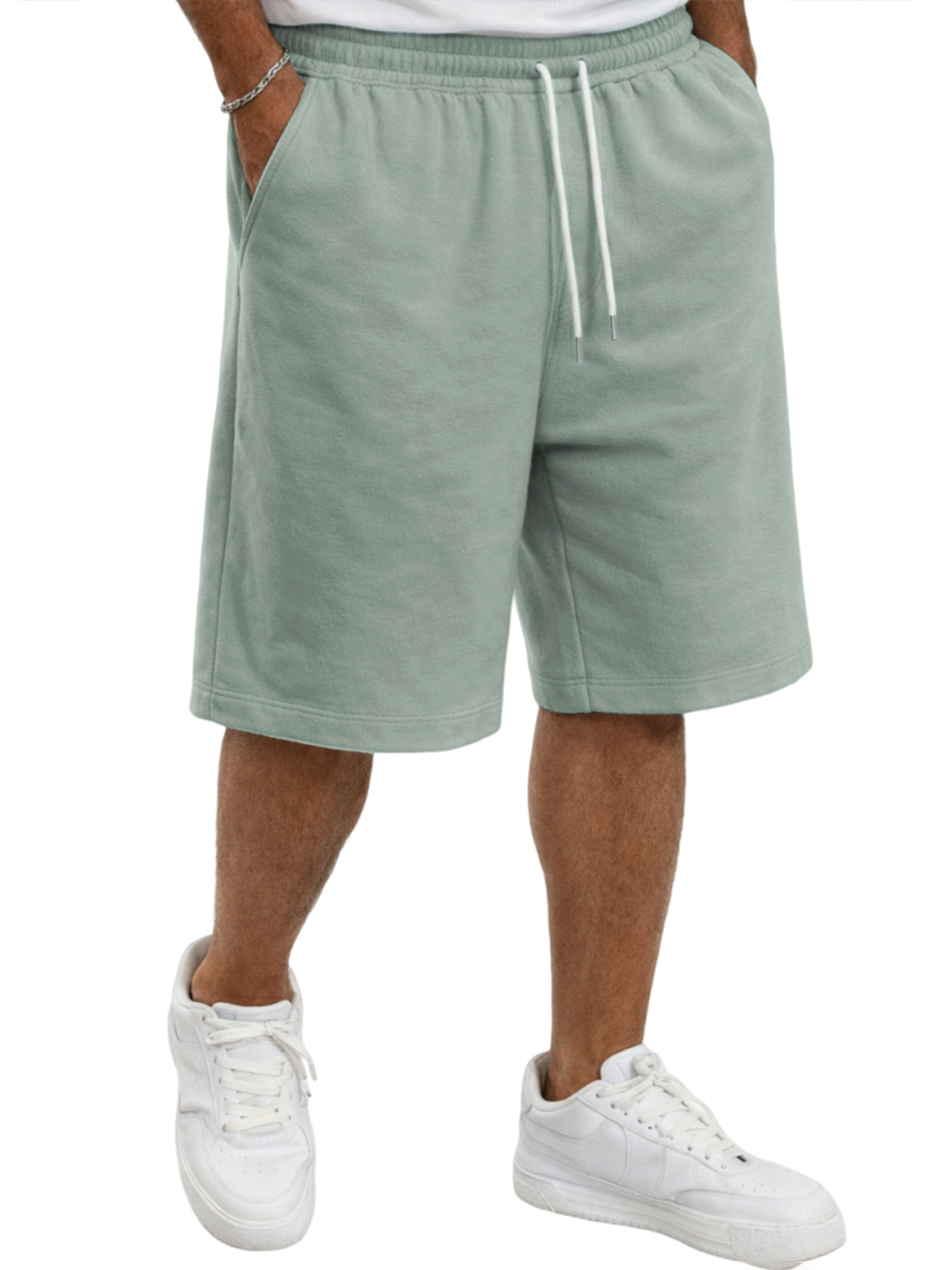 Breathable Fleece Shorts for Men
