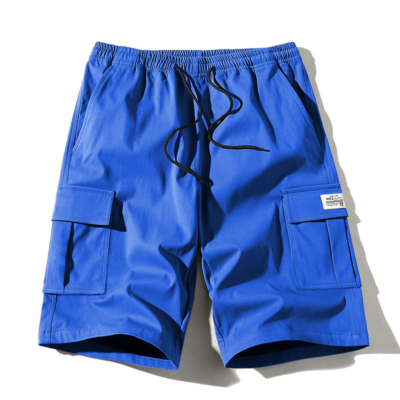 Basic Multi-Pocket Cargo Shorts