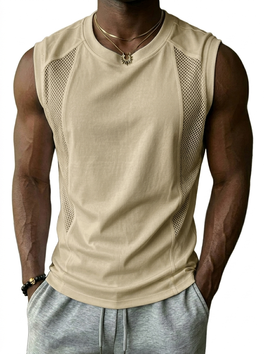 Athletic Breathable Sleeveless T-Shirt