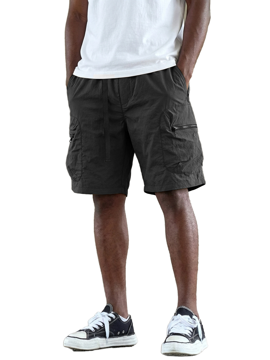 Men's Outdoor Hiking Casual Multi-Pocket Zipper Shorts