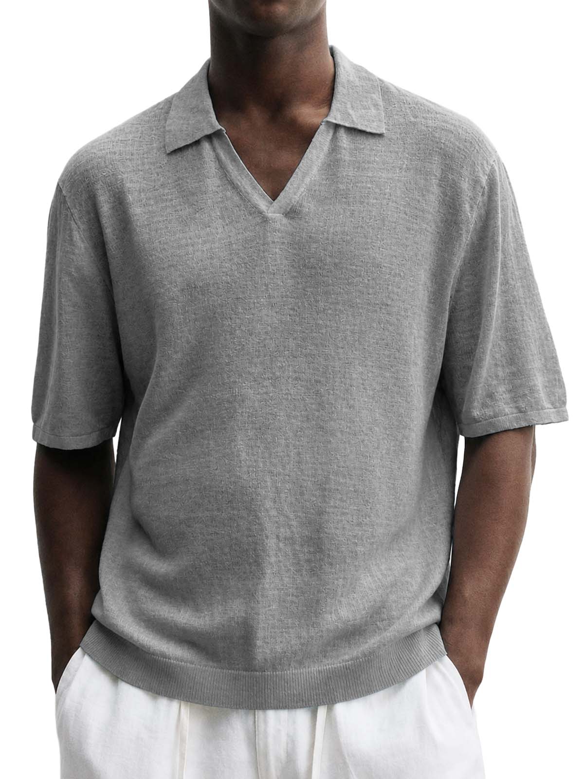 Men's Comfortable Basic Casual Polo Shirt