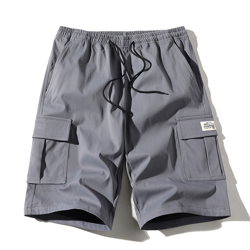 Basic Multi-Pocket Cargo Shorts