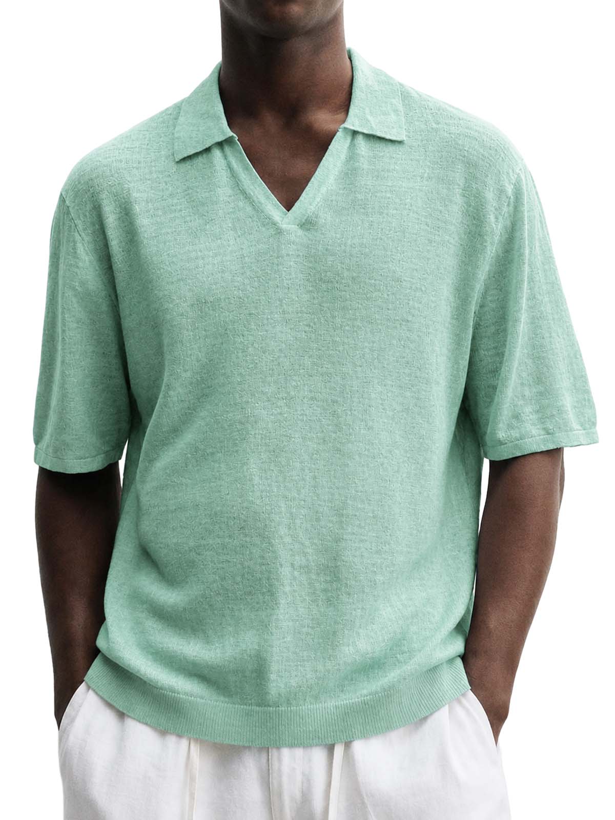 Men's Comfortable Basic Casual Polo Shirt