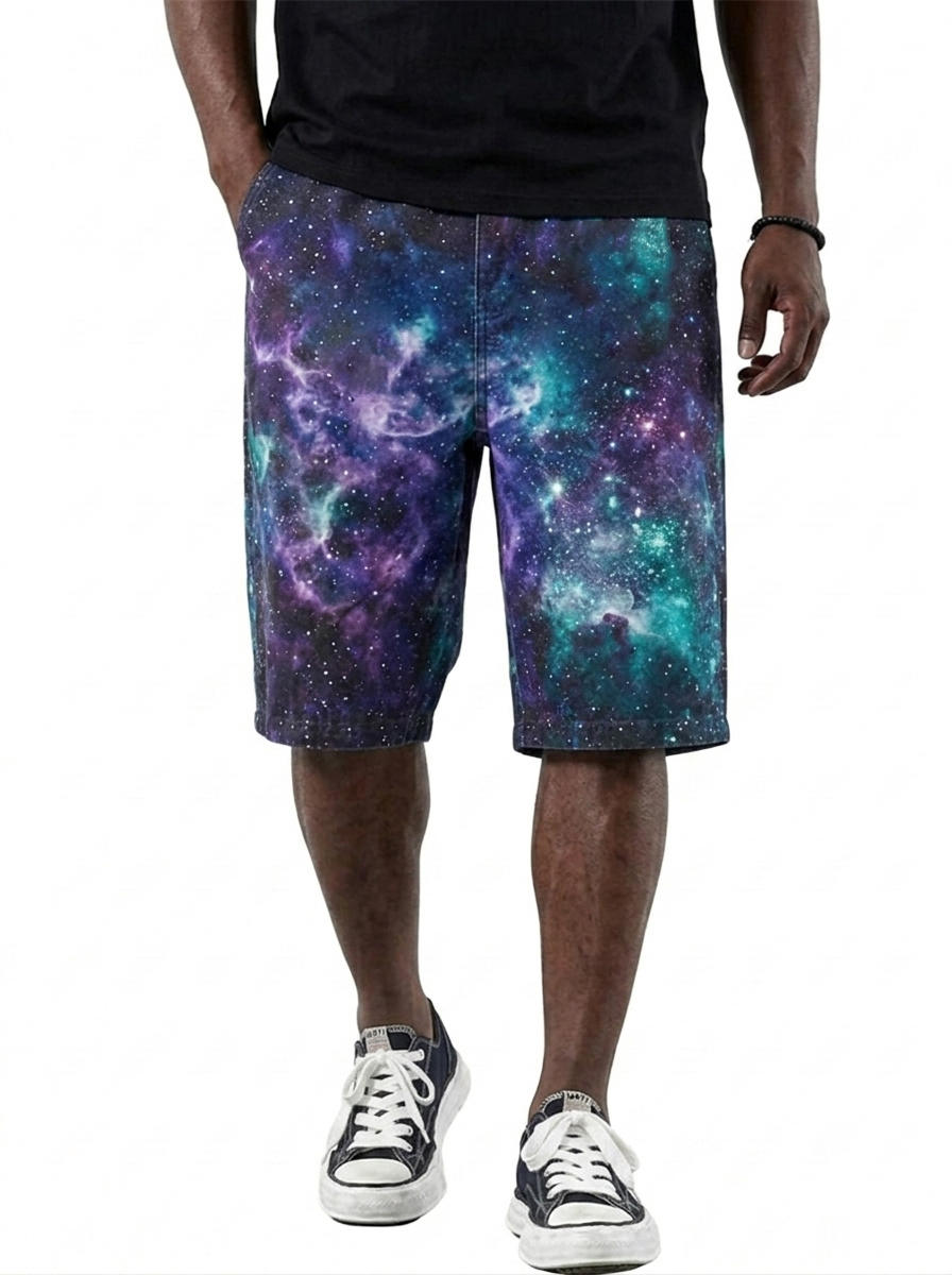 Galaxy Nebula Stylish & Versatile Basic Shorts