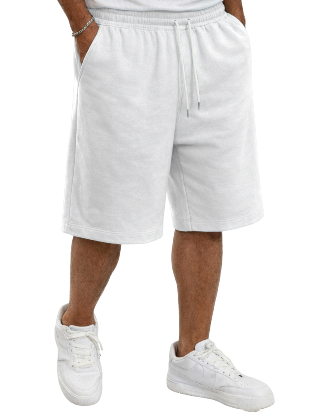 Breathable Fleece Shorts for Men