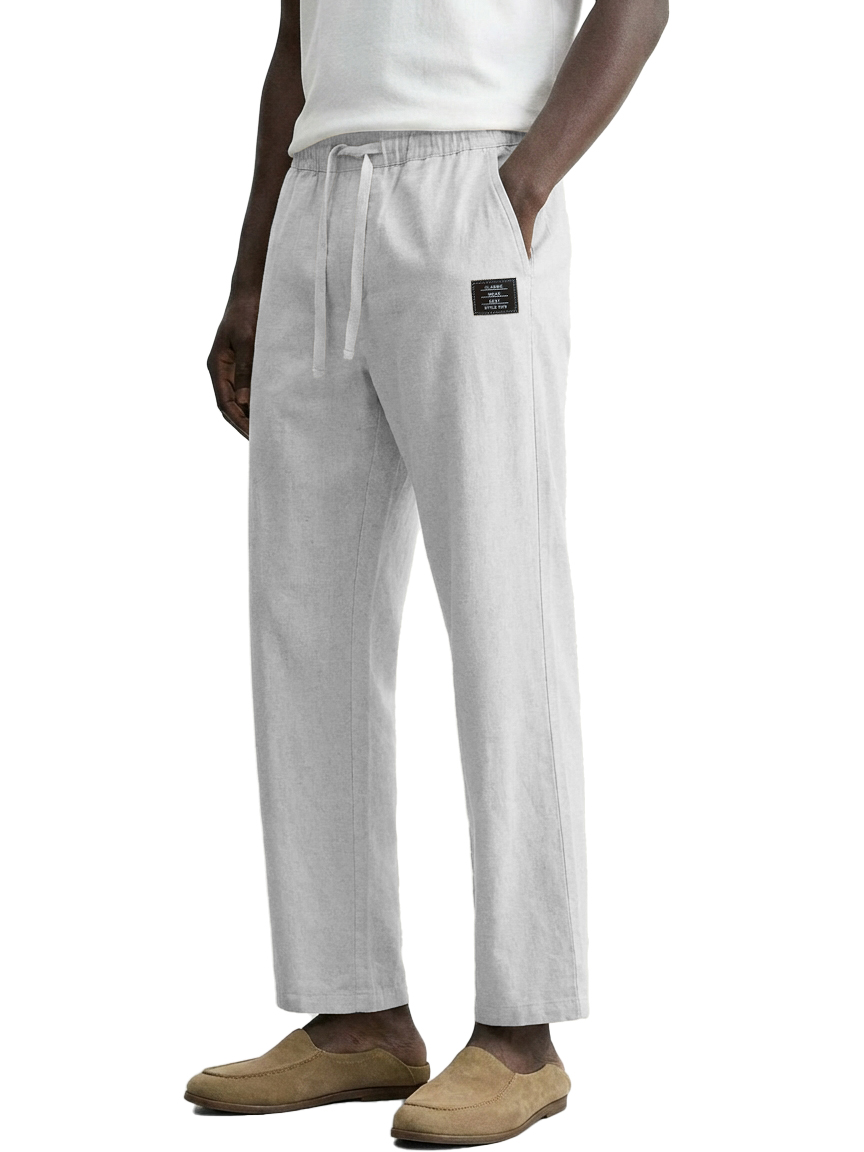 Men's Casual Cotton And Linen Pants