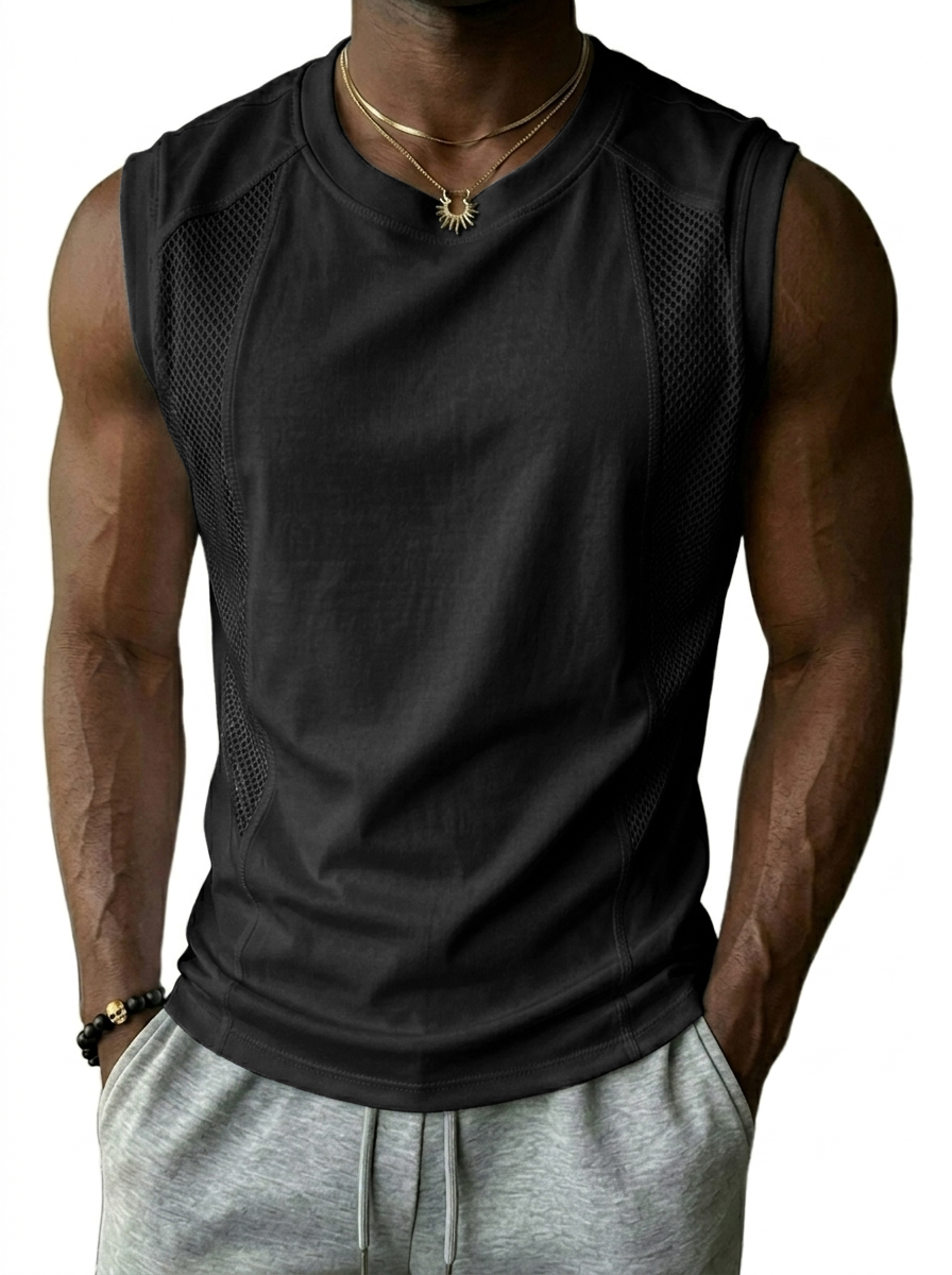 Athletic Breathable Sleeveless T-Shirt