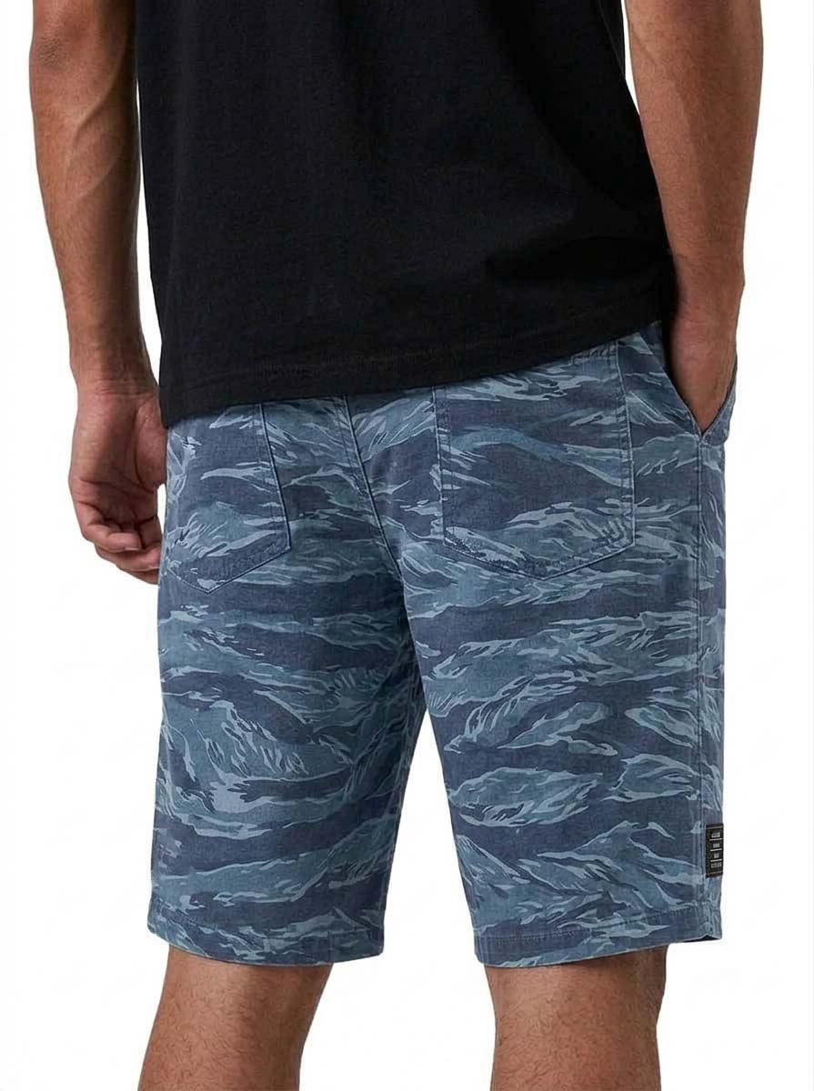 Vintage Camouflage Utility Shorts