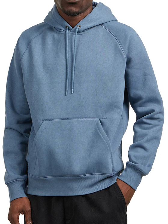 Men's Casual Everyday Pocket Raglan Sleeve Hooded Sweatshirt