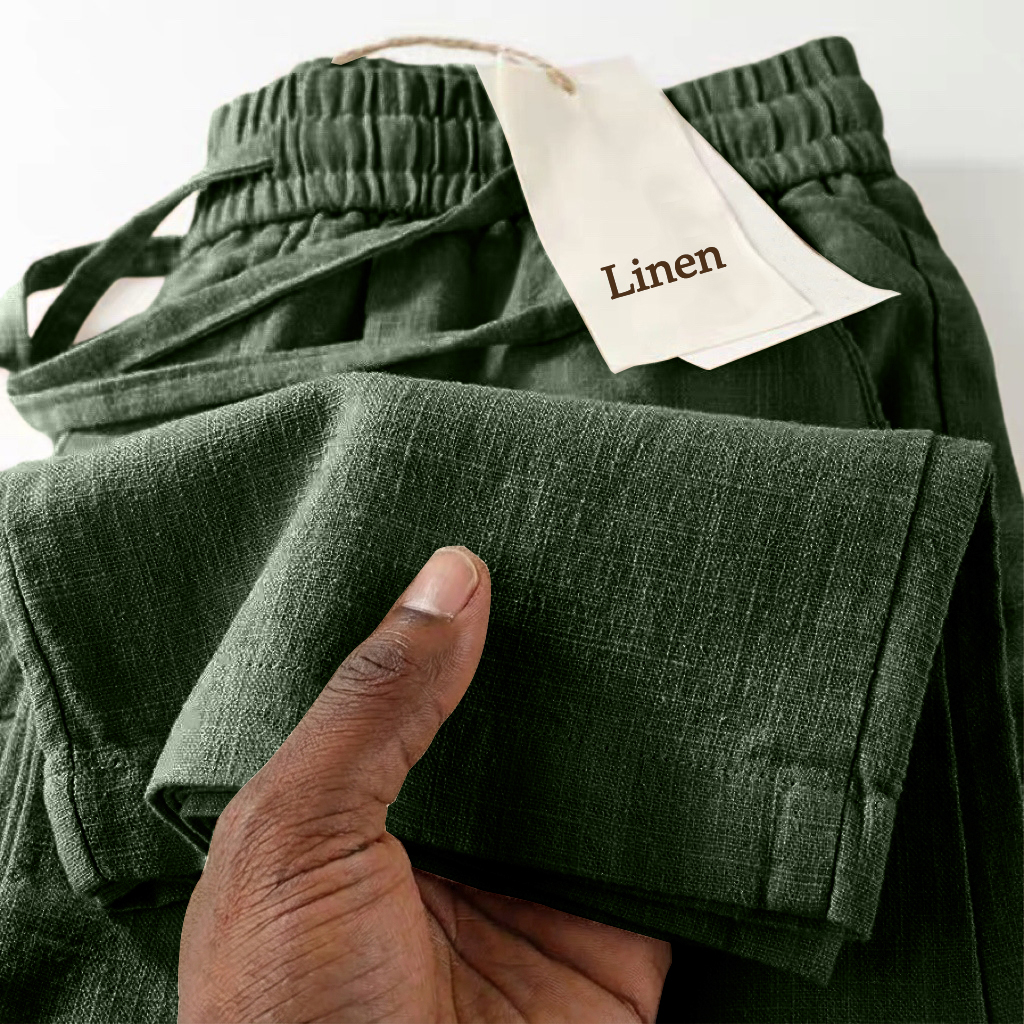 Men's Retro Old Money Style Linen Casual Pants