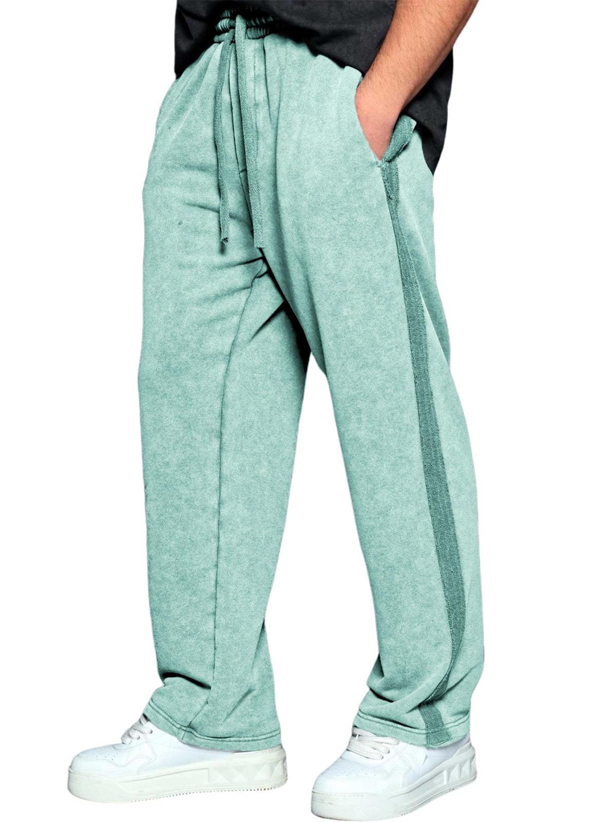 Men's Heavyweight Stylish Vintage Loose Drawstring Sweatpants