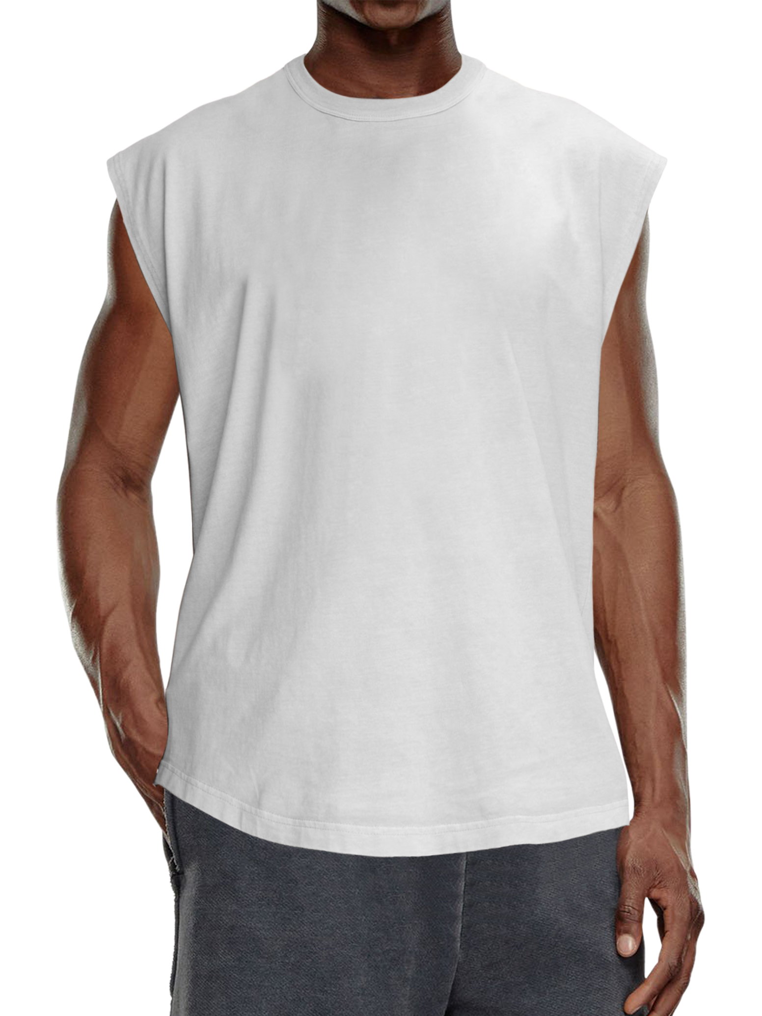 Men's Cotton Basic Casual Sleeveless Top