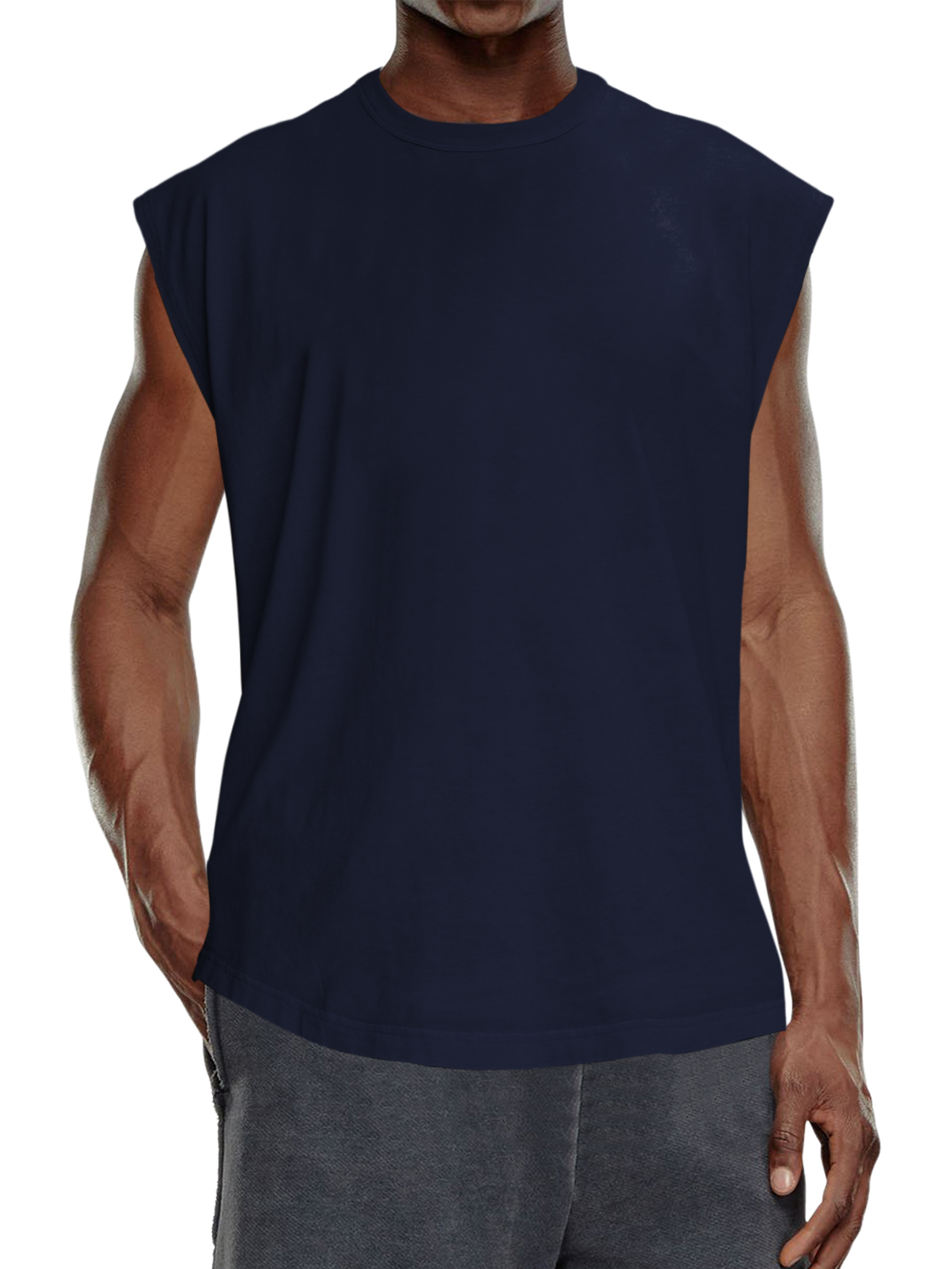 Men's Cotton Basic Casual Sleeveless Top