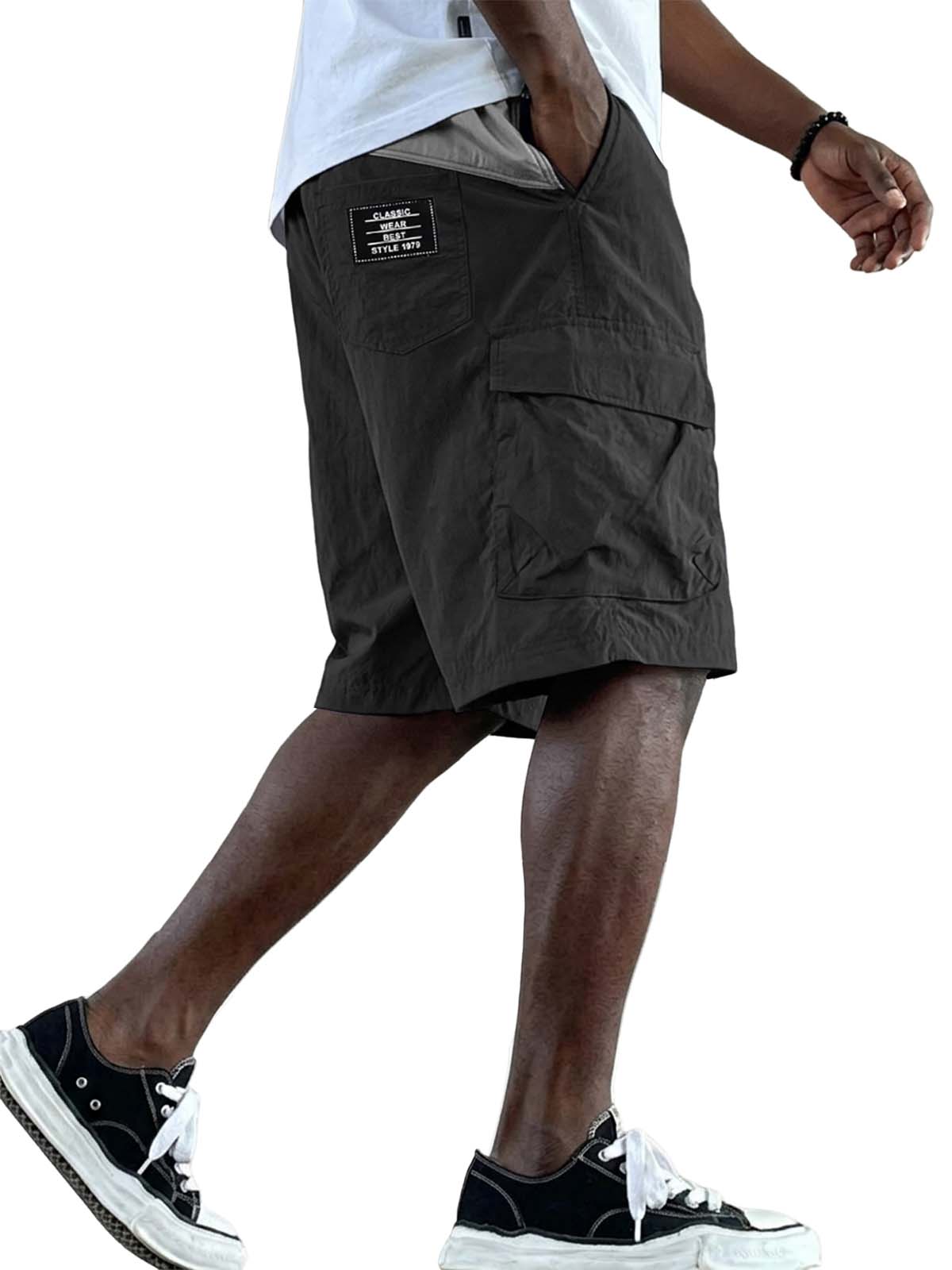 Outdoor Functional Quick-Drying Color-Block Shorts
