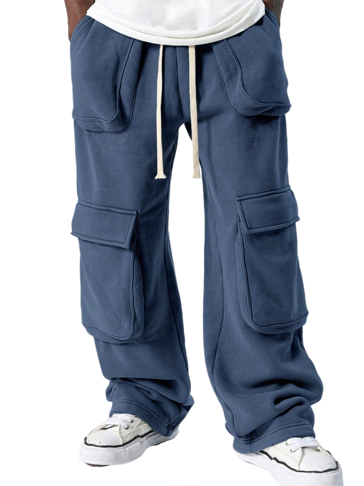 Men's Multi-pocket Casual Versatile Loose Sweatpants