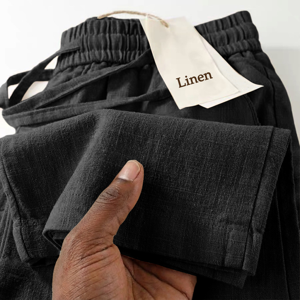 Men's Retro Old Money Style Linen Casual Pants