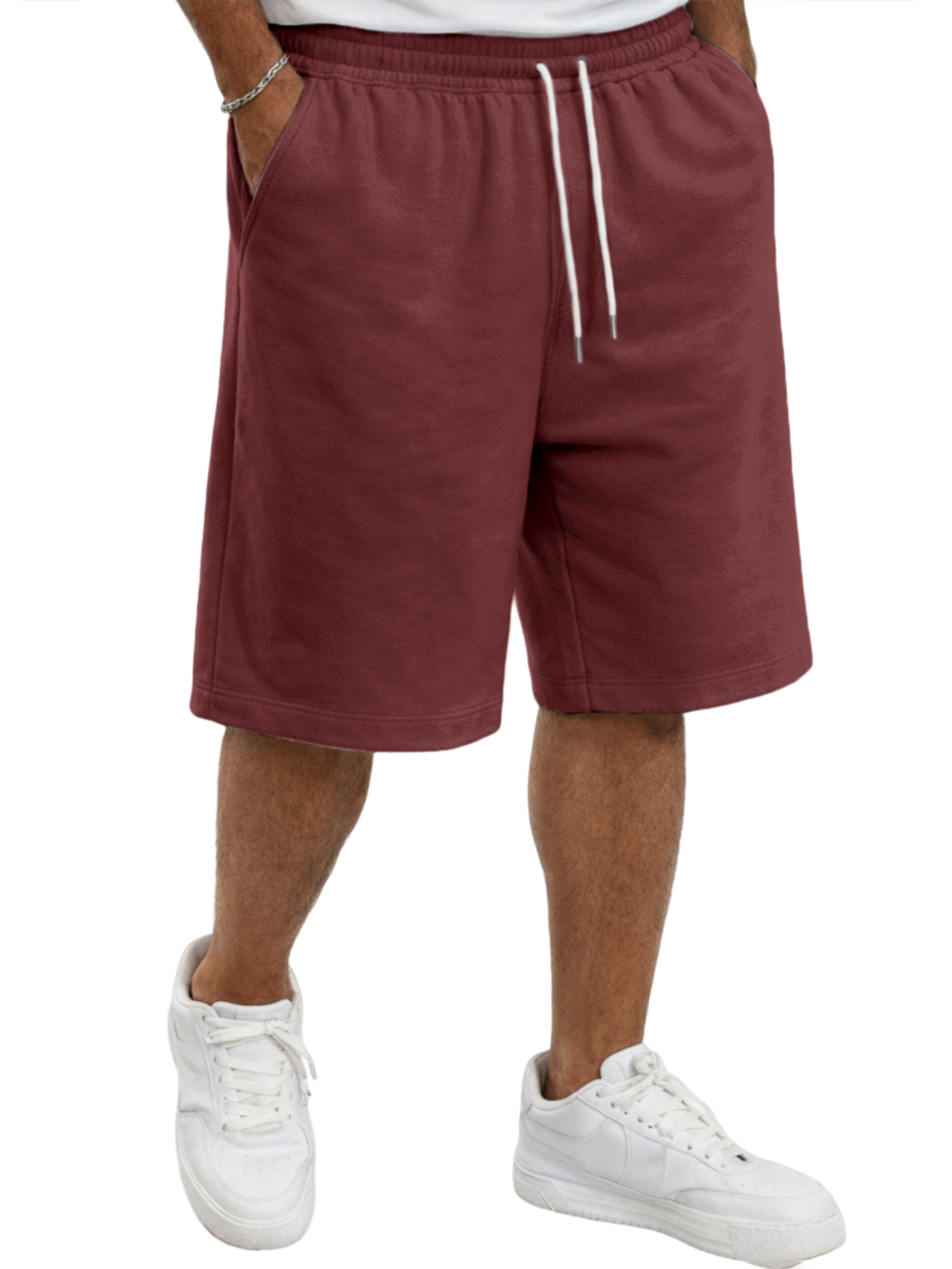 Breathable Fleece Shorts for Men