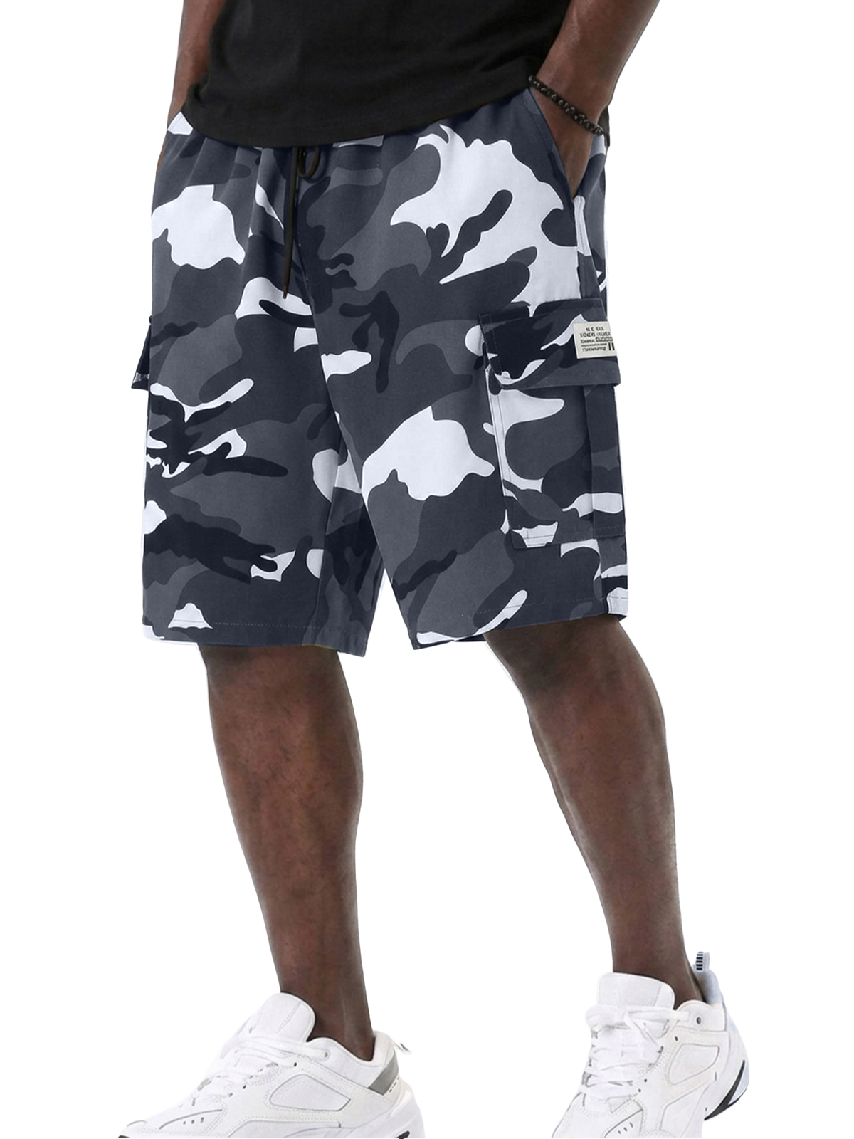 Basic Multi-Pocket Cargo Shorts