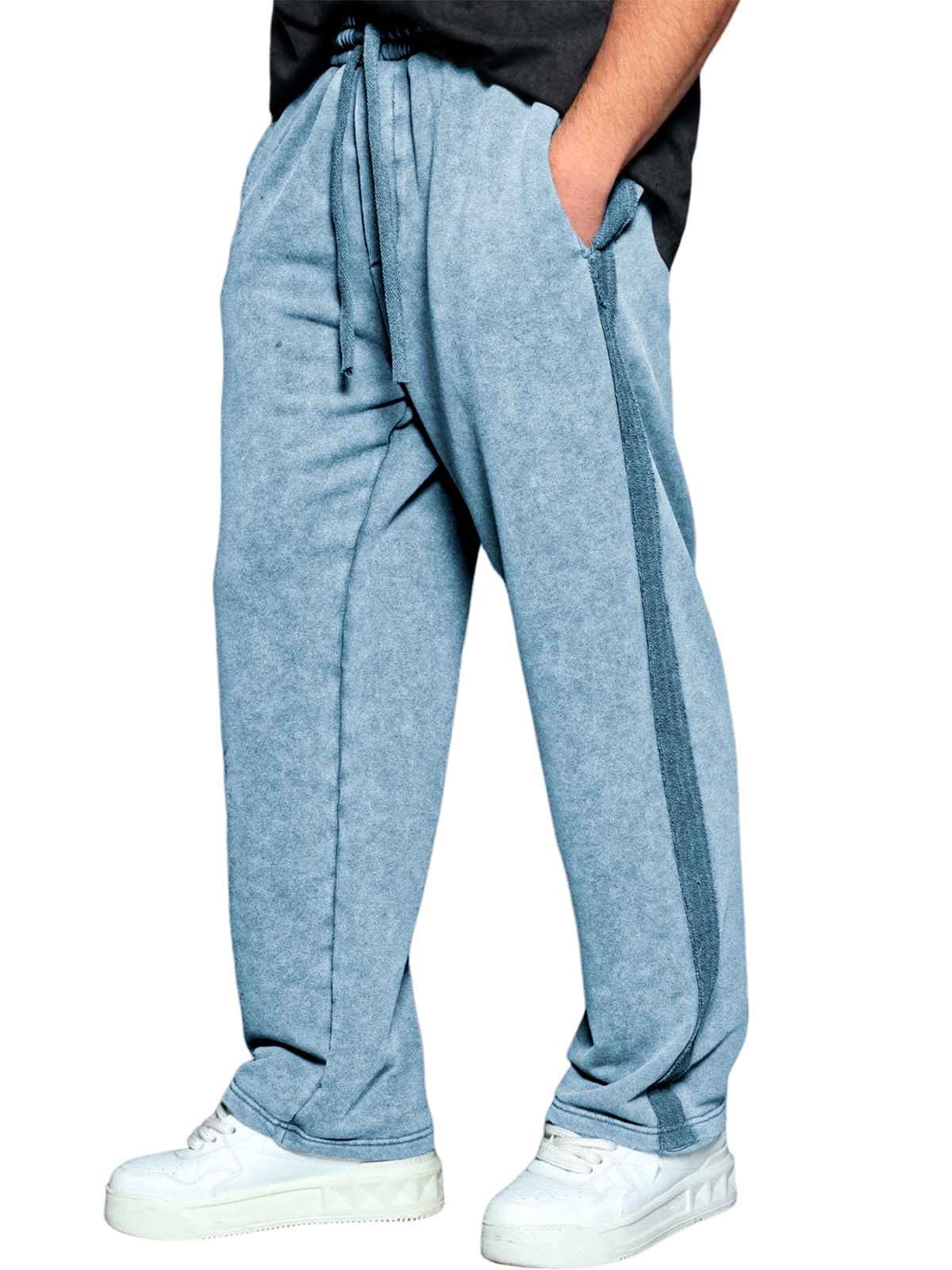 Men's Heavyweight Stylish Vintage Loose Drawstring Sweatpants