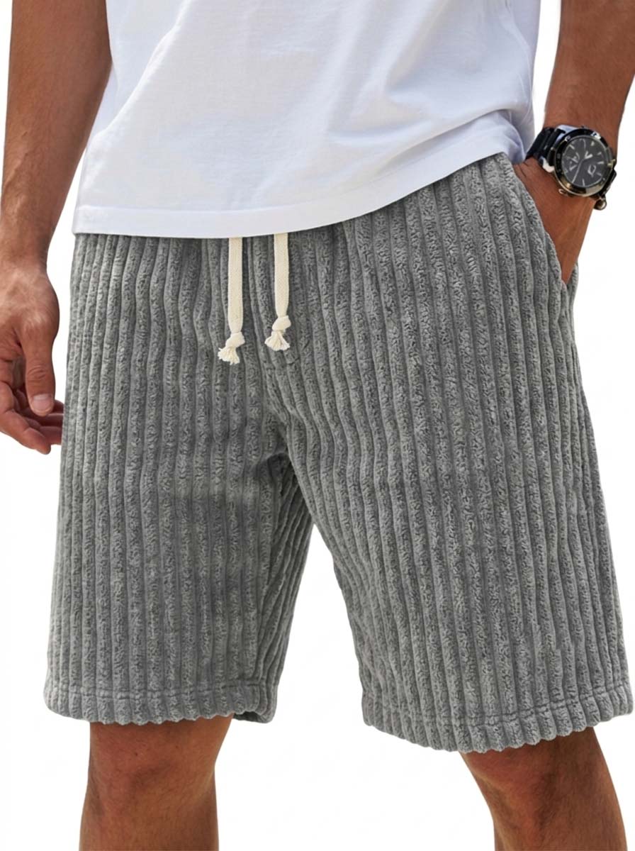 Corduroy Multi Pocket Utility Shorts