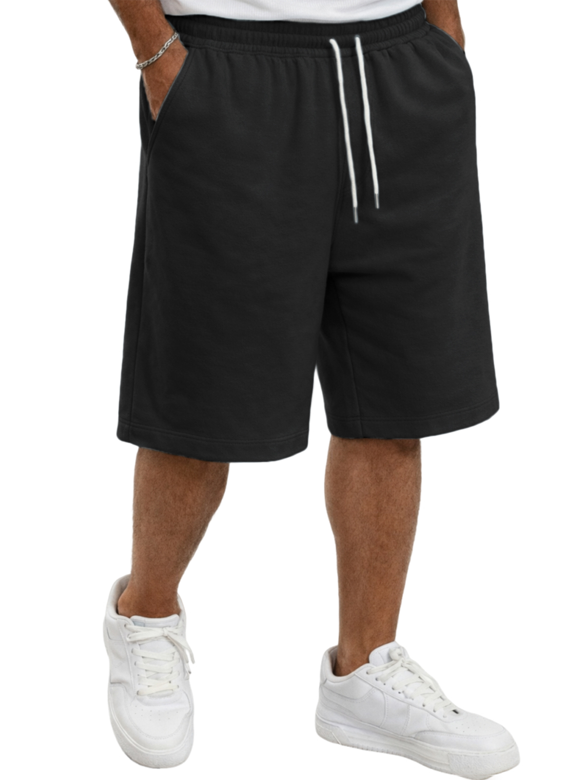 Breathable Fleece Shorts for Men