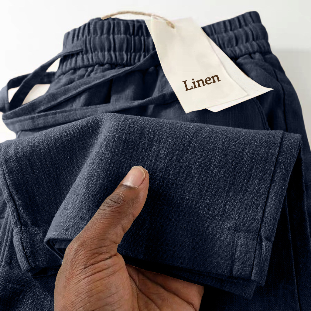 Men's Retro Old Money Style Linen Casual Pants