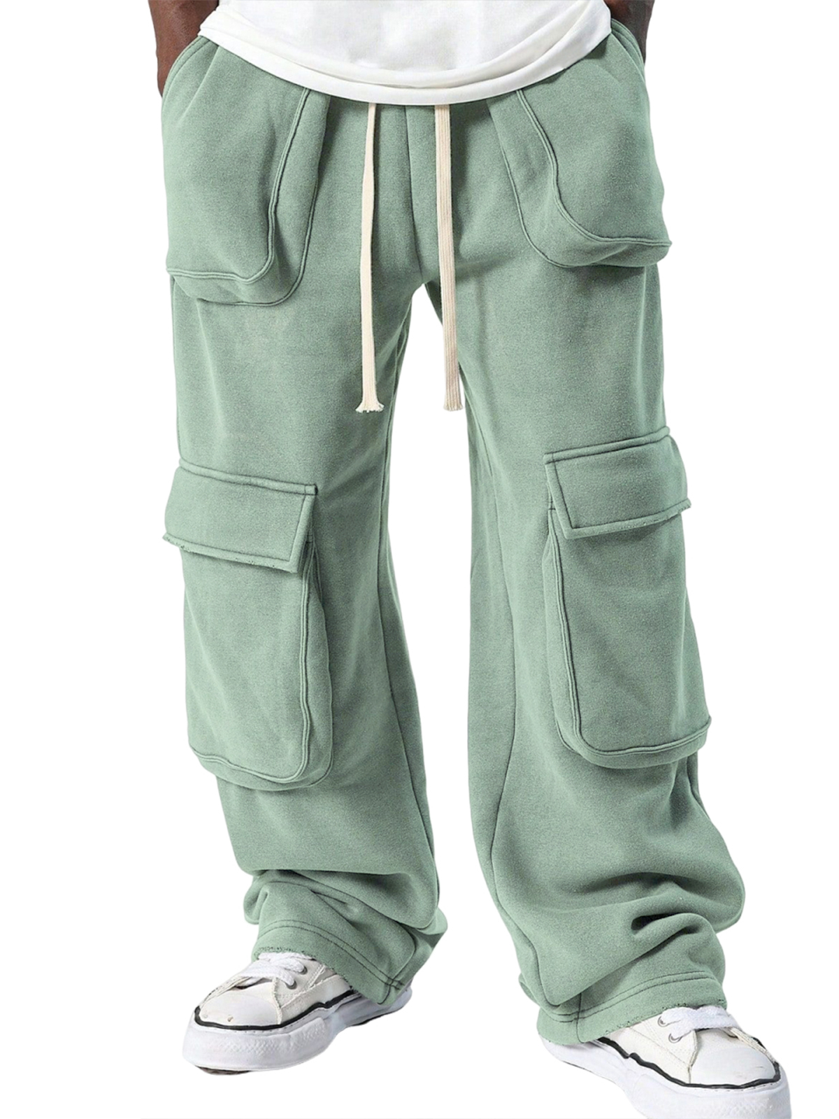 Men's Multi-pocket Casual Versatile Loose Sweatpants