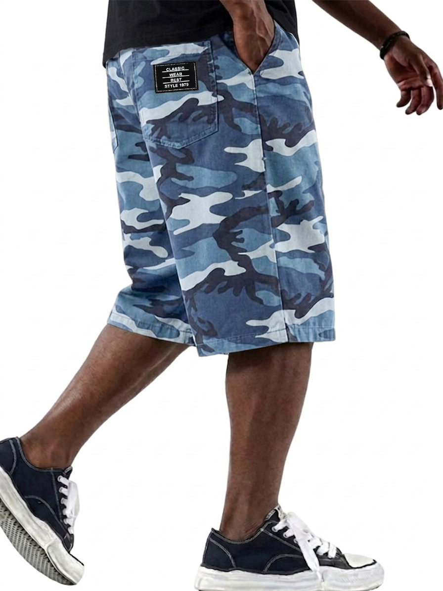 Camouflage Workwear Basic Shorts