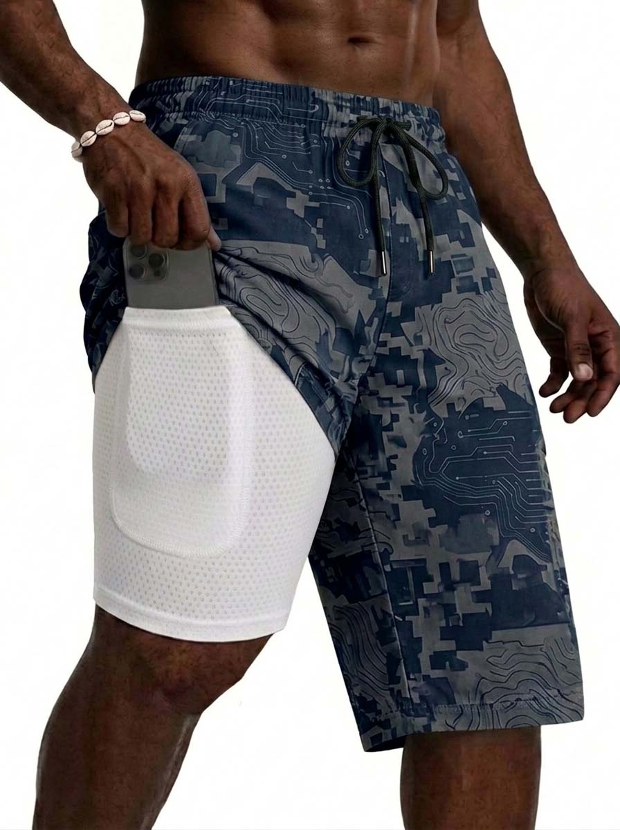 Quick-Drying Shorts with Lined Pockets