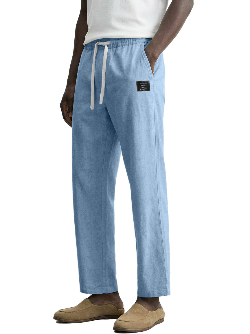 Men's Casual Cotton And Linen Pants