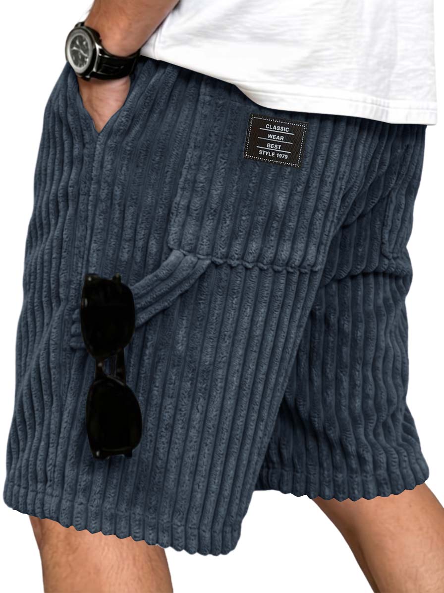 Corduroy Multi Pocket Utility Shorts