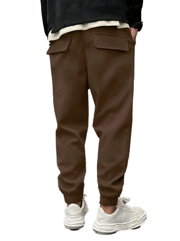 Men's Simple Casual Everyday Slim-Fit Trousers