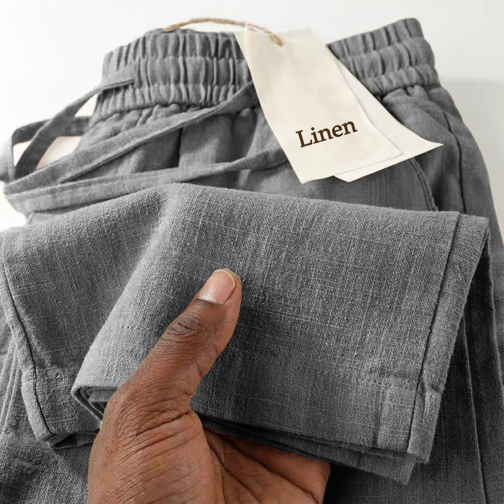 Men's Retro Old Money Style Linen Casual Pants