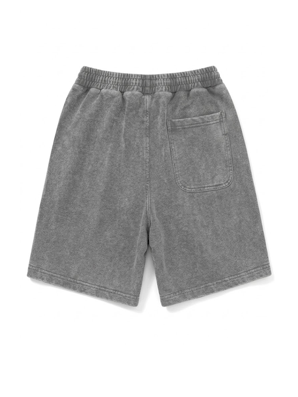 Heavyweight Men's Distressed Washed Loose Drawstring Retro Shorts